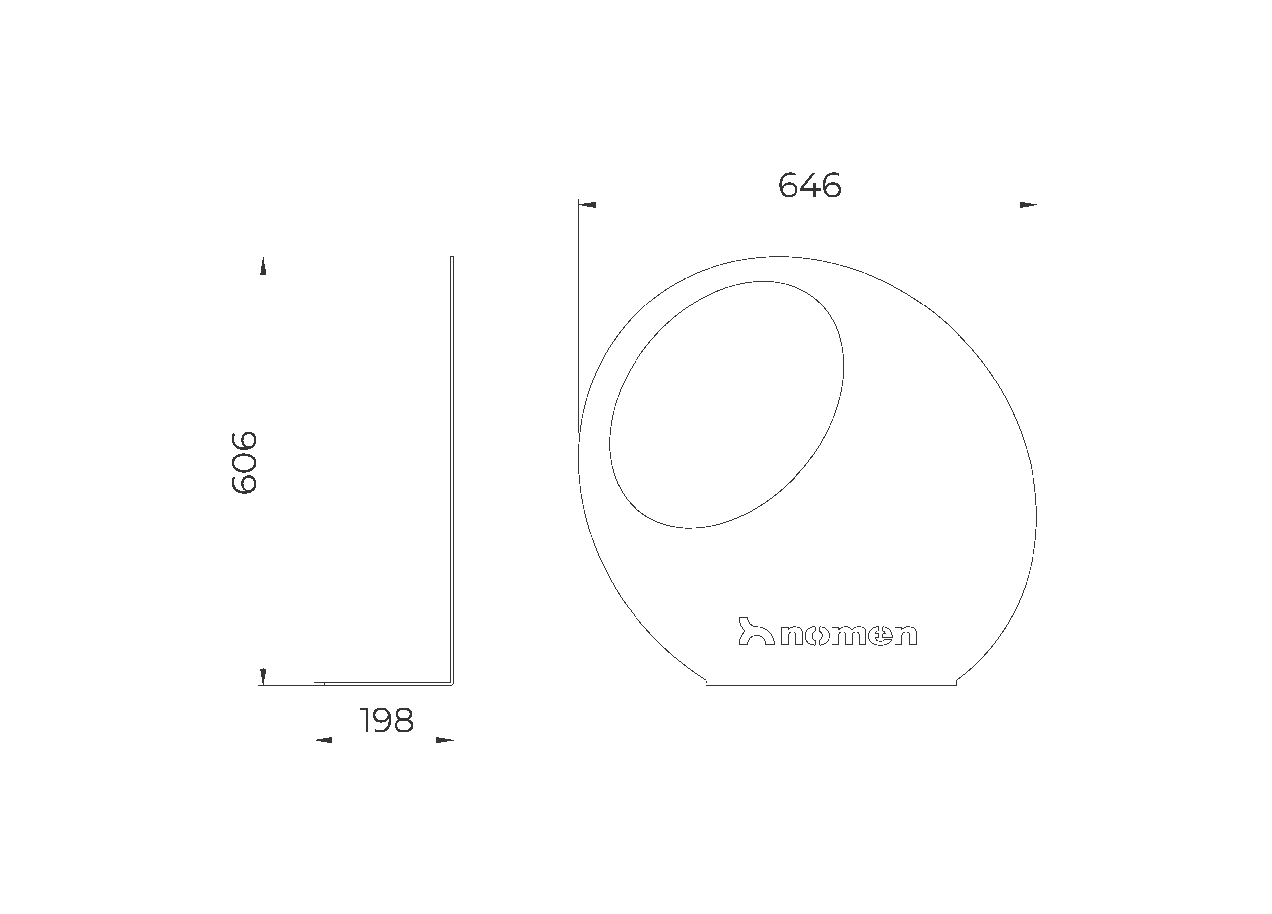 Información técnica Bicicletero Oval