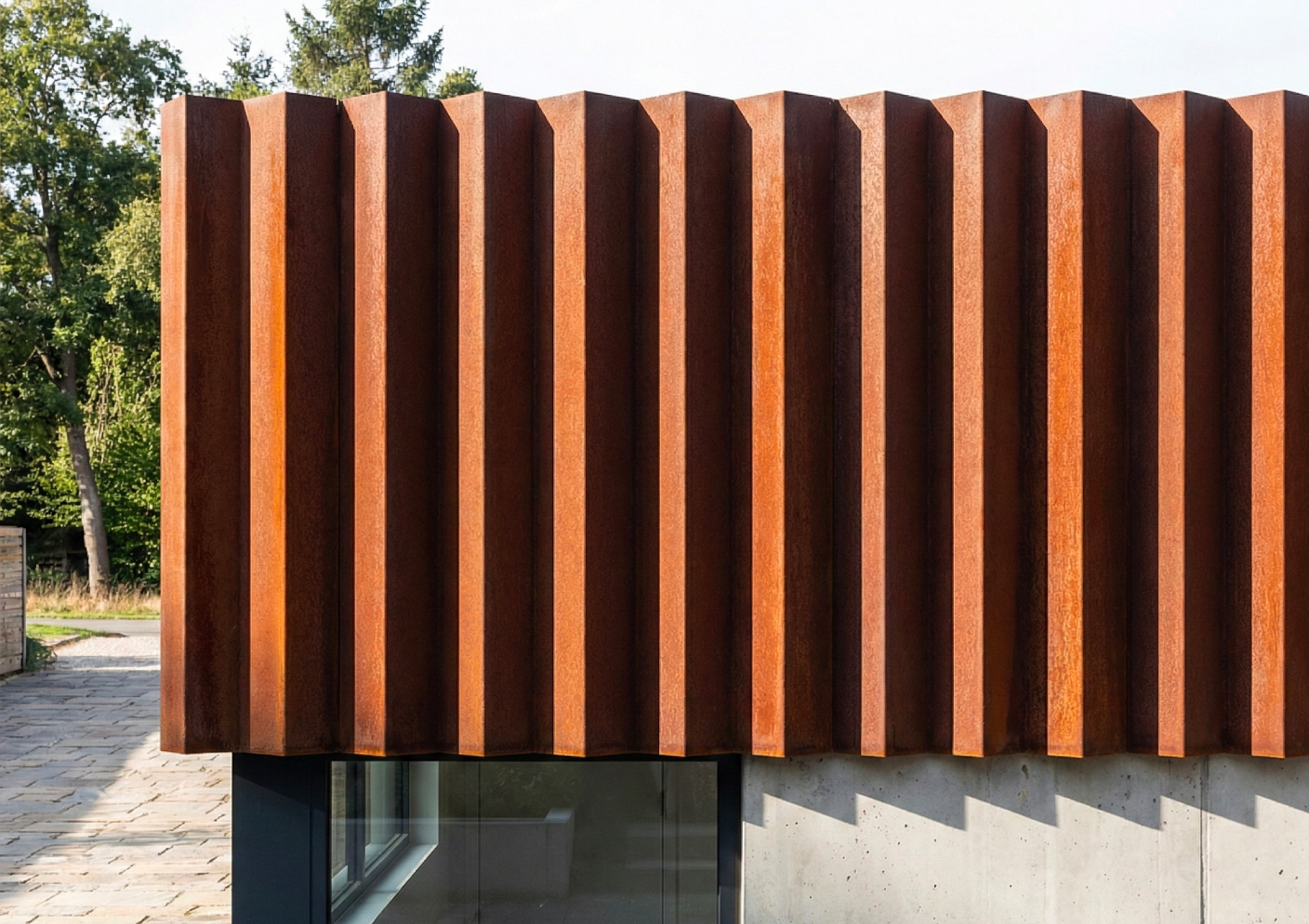 Acero corten natural
