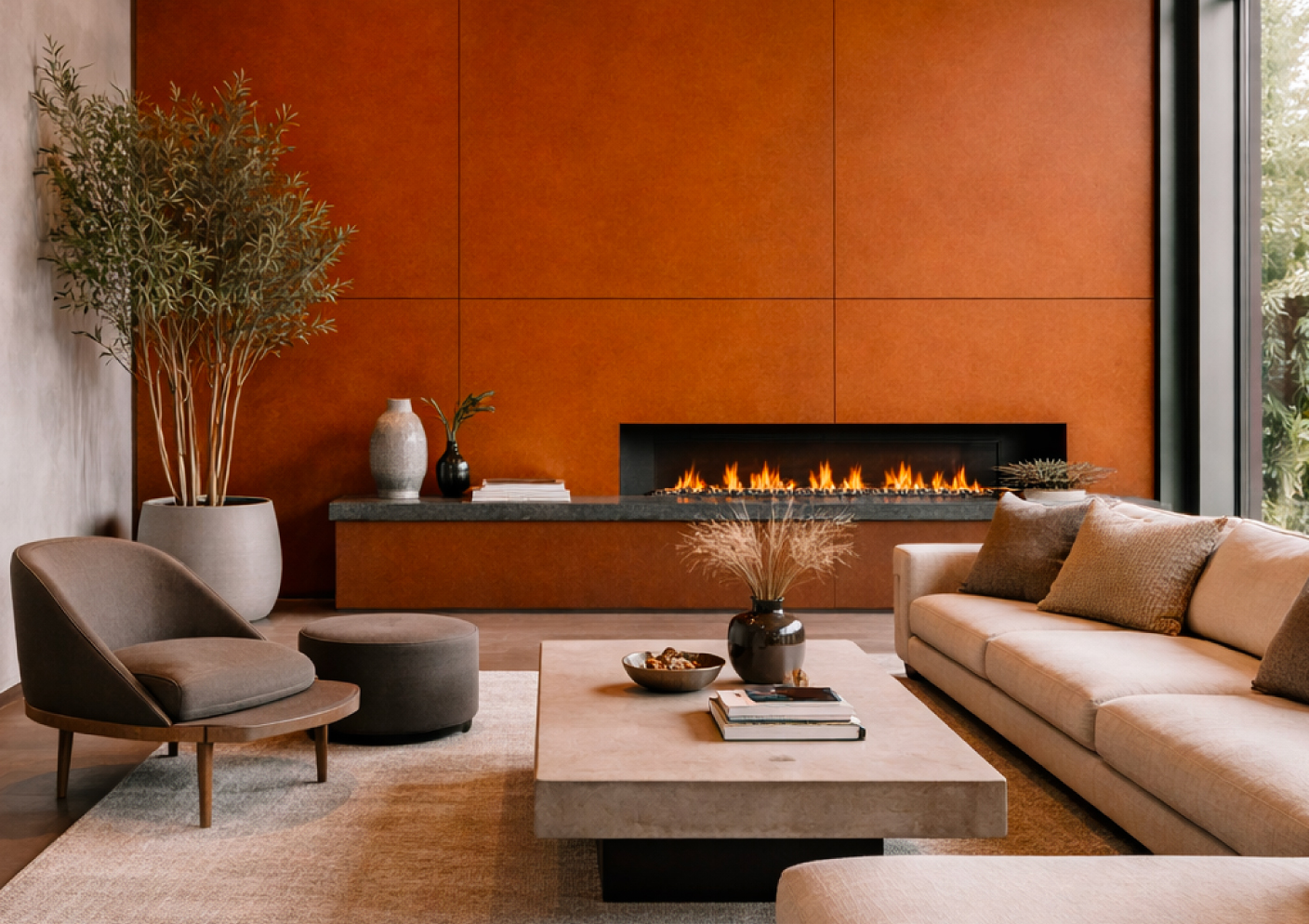 Pintura símil corten