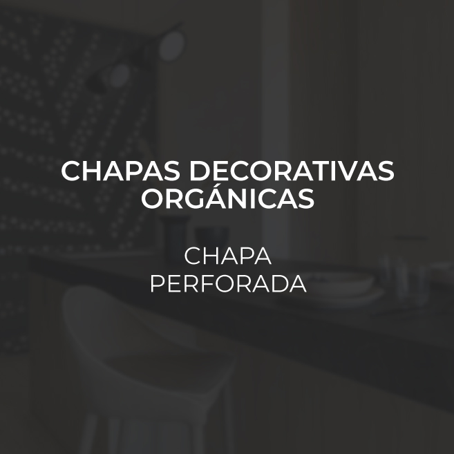 Catálogo chapa perforada decorativa orgánica